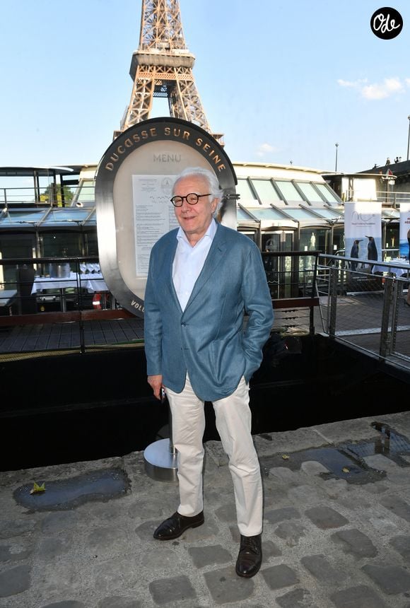 Alain Ducasse au gala de charité de la Maud Fontenoy Foundation à bord du Ducasse sur Seine à Paris le 6 juin 2023.
© Veeren / Bestimage