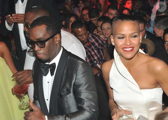 Sean P. Diddy Combs et sa petite amie la chanteuse de R&B Cassie (Cassandra Ventura) - à un concert de Rick Ross le 21 mai 2012 à Cannes ©AGENCE / BESTIMAGE