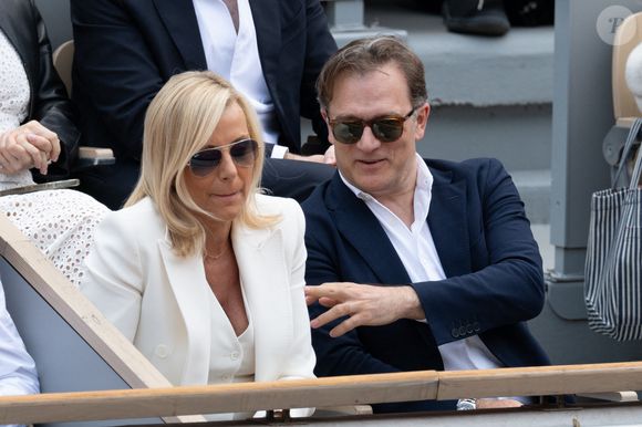 Laurence Ferrari et Renaud Capuçon assistent au tournoi de Roland Garros 2025 le 8 juin 2025 à Paris, France. Photo by Laurent Zabulon/ABACAPRESS.COM