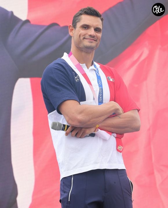 Le nageur français et la championne olympique danoise s'étaient fiancés en 2021.

Florent Manaudou médaille d'argent en 50 m nage libre aux Jeux Olympiques de Tokyo 2020 assiste au Live des Jeux dans les Jardins du Trocadero à Paris, France, le 7 août 2021.

© Panoramic/Bestimage