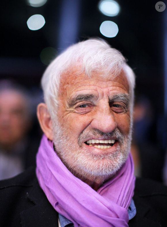 Jean-Paul Belmondo, lors du match opposant le Français Jean-Marc Mormeck à Vladimir Klitschko, à Düsseldorf le 3 mars 2012 @Bestimage