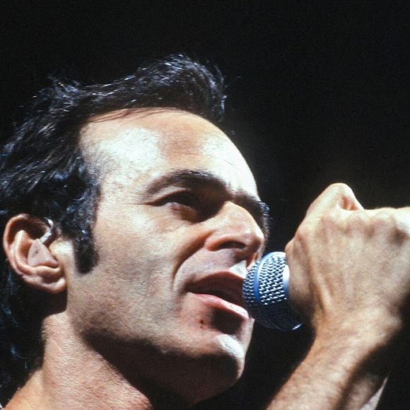 2HPT3J4 Goldman en concert au Forest National en 2002. Photo : Alamy/ABACAPRESS.COM