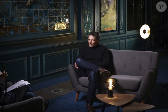 Exclusif - Pascal Elbé pendant l’enregistrement d’Olympiascope, à l’Olympia, présenté par B.Montiel et diffusée le 28 avril 2025 sur Olympia TV, à l’Olympia à Paris, France. © Jack Tribeca/Bestimage
