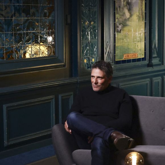 Exclusif - Pascal Elbé pendant l’enregistrement d’Olympiascope, à l’Olympia, présenté par B.Montiel et diffusée le 28 avril 2025 sur Olympia TV, à l’Olympia à Paris, France. © Jack Tribeca/Bestimage