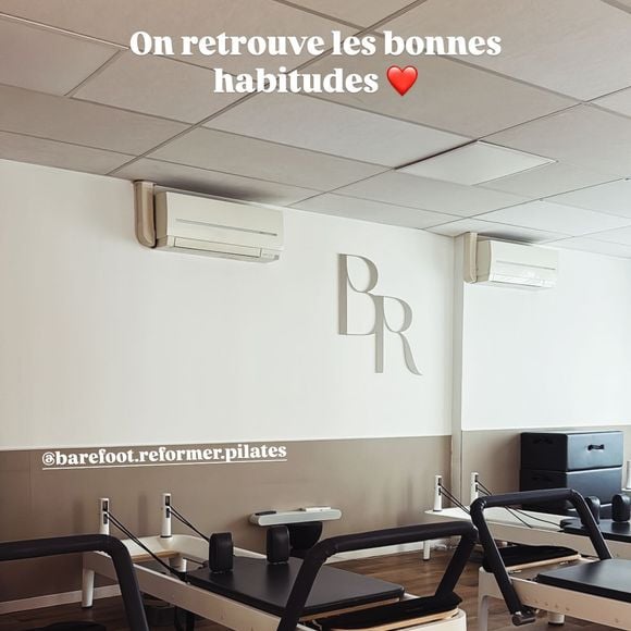 Camille Lou partage sa séance de sport sur Instagram