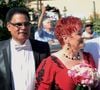 Pour leur mariage célébré en Dordogne en 2015, l'artiste avait troqué la traditionnelle robe blanche contre une tenue rouge inspirée de Joséphine Baker.

Fabienne Thibeault et Christian Montagnac se marient à Castelnaud-La-Chapelle en Dordogne près de Périgueux le 22 août 2015.

© Agence / Bestimage