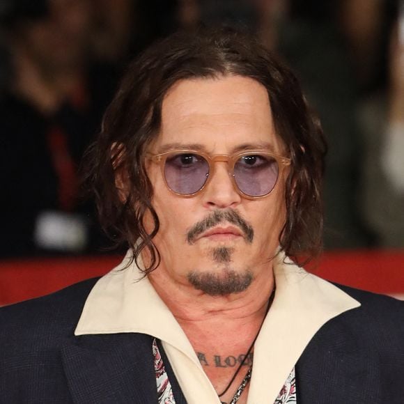 Johnny Depp assiste au tapis rouge de Modì, Three Days On The Wing Of Madness lors du 19e Festival du film de Rome à l'Auditorium Parco Della Musica le 26 octobre 2024 à Rome, Italie. Photo by IPA/ABACAPRESS.COM
