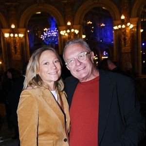 Exclusif - Caroline Vigneaux, Michel Field lors de la soirée de lancement de La nuit des Molières 2024 à l'hôtel InterContinental Paris - Le Grand le 30 septembre 2024.

© Rachid Bellak / Bestimage