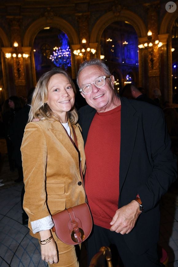 Exclusif - Caroline Vigneaux, Michel Field lors de la soirée de lancement de La nuit des Molières 2024 à l'hôtel InterContinental Paris - Le Grand le 30 septembre 2024.

© Rachid Bellak / Bestimage