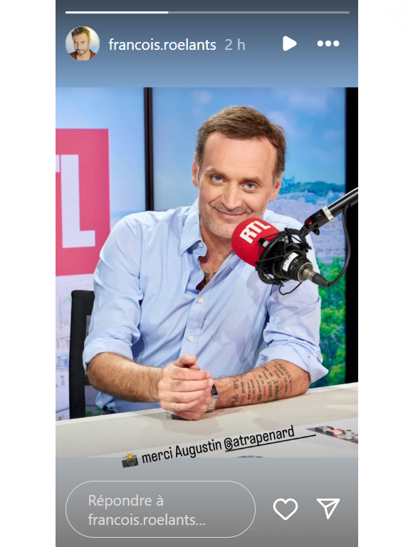 L'arrivée d'Augustin Trapenard sur RTL mise en image par François Roelants, le mari de Marc-Olivier Fogiel