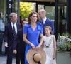 Kate Middleton et le prince William ont assisté à la finale masculine de Wimbledon avec leurs enfants George et Charlotte
Le prince William, Kate Middleton et leurs enfants, le prince George et la princesse Charlotte, à leur arrivée au tournoi de Wimbledon à Londres
Photo by Andrew Matthews/PA Wire/ABACAPRESS.COM