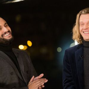 Devenu un véritable mentor au quotidien, il l'a également aidé à s'installer durablement dans la capitale.
Exclusif - Malik Bentahla, Alex Lutz - Enregistrement de l'émission "Toute la musique qu'on aime", le 9 décembre 2019 à Paris.
© Cyril Moreau / Bestimage