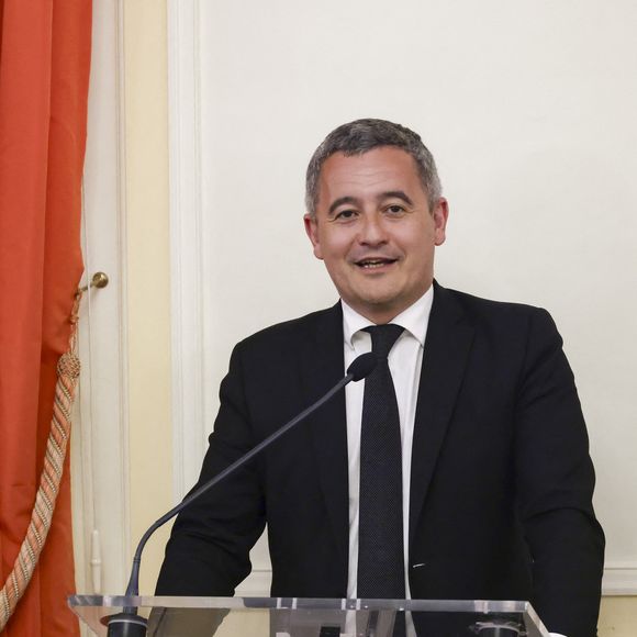 Exclusif - Gérald Darmanin - Les salons de la Maison de l’Amérique latine ont fait salle comble ce mardi 8 avril, réunissant de nombreuses personnalités du monde des affaires, de la culture ou encore de la diplomatie, venues écouter G.Darmanin, ministre d’État, garde des Sceaux, ministre de la Justice, lors d’un dîner du Cercle de la Revue des Deux Mondes. Une soirée exceptionnelle riche en débat ! © Jack Tribeca / Bestimage