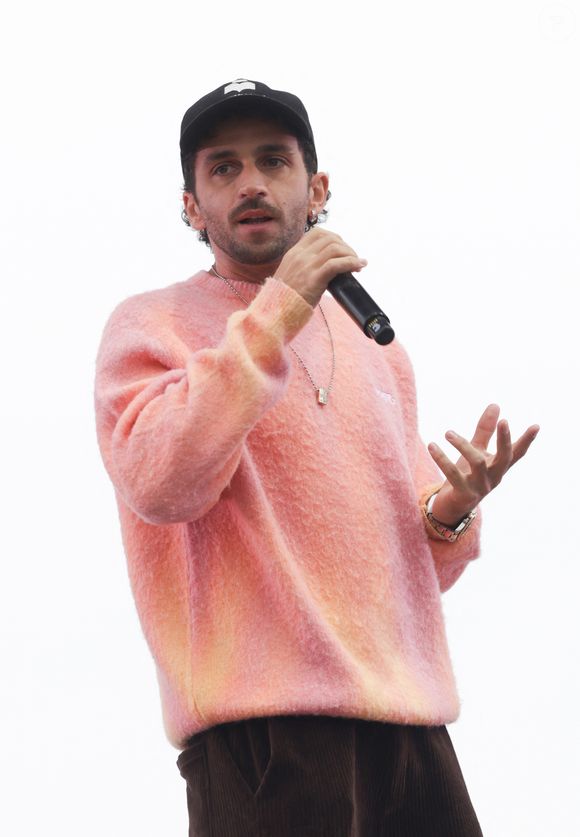 Ridsa  lors du concert à l'occasion de l'opération "vacances de OUF, journée des oubliés des vacances" pour les 80 ans du Secours Populaire au Champ-de-Mars à Paris le 20 août 2025.

© Coadic Guirec / Bestimage