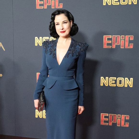 Le 18 février 2026, Los Angeles, Californie, USA : Dita Von Teese à la première de EPIC : Elvis Presley in Concert au TCL Chinese Theatre IMAX (Image de crédit : © Nina Prommer/ZUMA Press Wire / Bestimage)