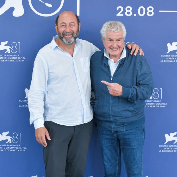 Kad Merad et Claude Lelouch assistent au Photocall de Finalement (Finalement) dans le cadre du 81ème Festival International du Film de Venise, à Venise, Italie, le 02 septembre 2024. Photo by Aurore Marechal/ABACAPRESS.COM