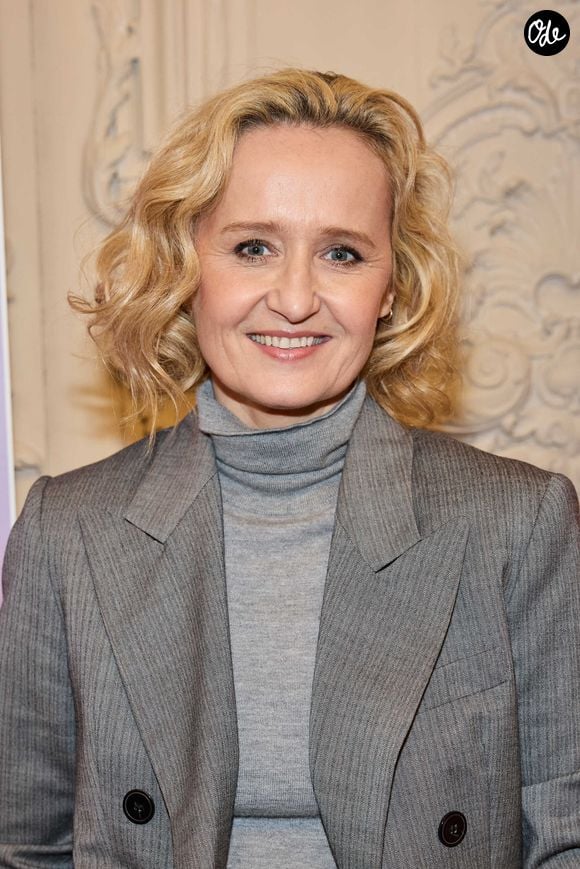 Caroline Roux lors de la cérémonie des Trophées du MédiaClub’Elles dans les salons de l'Hôtel de Lassay à Paris le 9 février 2023. 

© Cyril Moreau/Bestimage