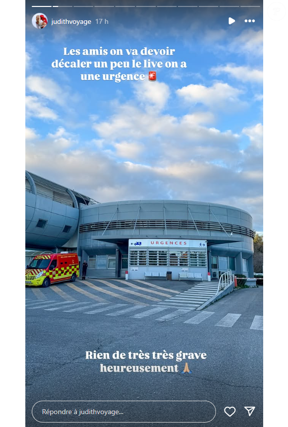 La jeune femme a révélé que son compagnon s'était blessé
Etienne et Judith de "Pékin Express 2025" aux urgences, le 9 février