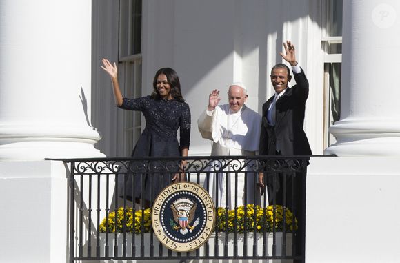 Le pape François avec Barack et Michelle Obama le 23 septembre 2015.
Photo : AGENCE / BESTIMAGE