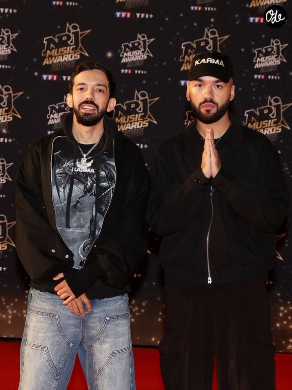 Florian Ordonnez et Olivio Ordonnez a.k.a. BigFlo & Oli - Photocall de la 28ème édition des NRJ Music Awards 2026 au palais des festivals et des congrès de Cannes, le 23 octobre 2026. © Dominique Jacovides / Bestimage