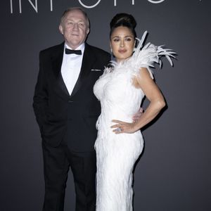 François-Henri Pinault et sa femme Salma Hayek - Photocall de la soirée "Kering Women in Motion Awards" à la Place de la Castre lors du 79ème Festival International du Film de Cannes. Le 17 mai 2026
© Olivier Borde / Bestimage