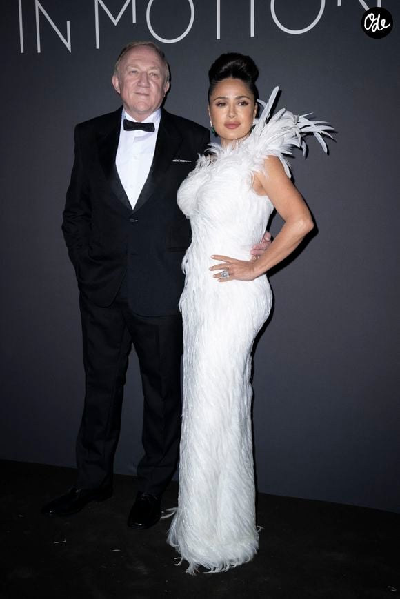 François-Henri Pinault et sa femme Salma Hayek - Photocall de la soirée "Kering Women in Motion Awards" à la Place de la Castre lors du 79ème Festival International du Film de Cannes. Le 17 mai 2026
© Olivier Borde / Bestimage