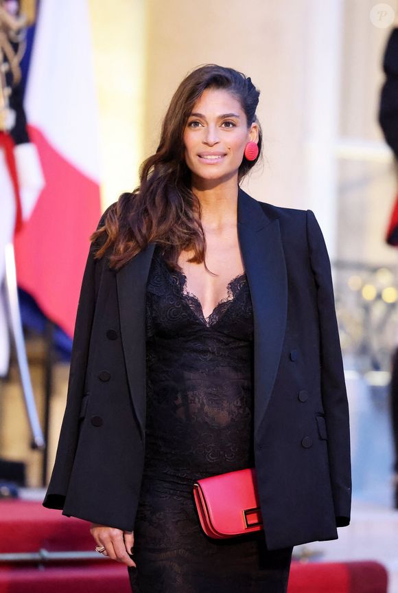 Récemment devenue maman, l'ancienne Miss Belgique souhaite désormais ouvrir un nouveau chapitre de sa vie.

Tatiana Silva (enceinte, ancienne miss Belgique) arrivant au dîner d'état au palais de l'Elysée à Paris en l'honneur de la visite du roi et de la reine de Belgique en France le 14 octobre 2024.

© Dominique Jacovides / Bestimage
