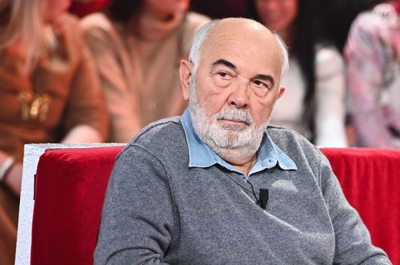 Notamment à ses confidences sur ses habitudes alimentaires

Exclusif - Gérard Jugnot - Enregistrement de l'émission Vivement dimanche consacrée à l'équipe du Splendid au studio Rive Gauche, presentée par Michel Drucker . Diffusion sur France 3 le 23/02/2025. présentée par M.Drucker, diffusée le 23 février 2025 sur France 3. 
© Guillaume Gaffiot / Bestimage