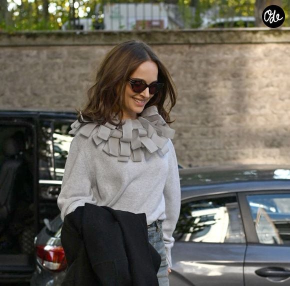 Natalie Portman arrive au cinéma UGC Cinté Cité à Paris, pour l'avant-première d'"Arco".

© Yehiel Chekroune / Bestimage
