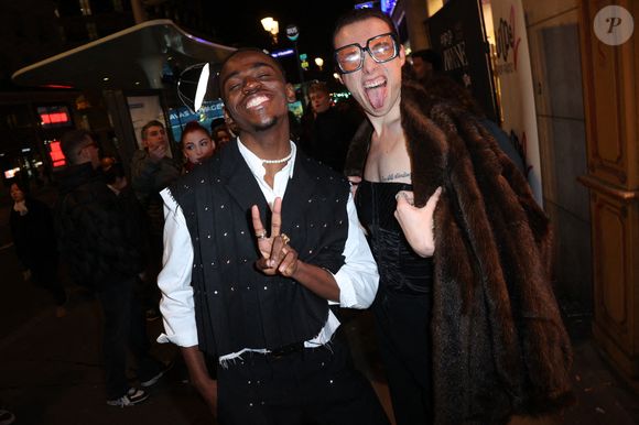 Franck et Paul (Star Academy 12) participent à la Pop Up Influence Party organisée par Aurélien Cassirame, à Paris, le 02 février 2025 à Paris, France. Photo by Jerome Domine/ABACAPRESS.COM