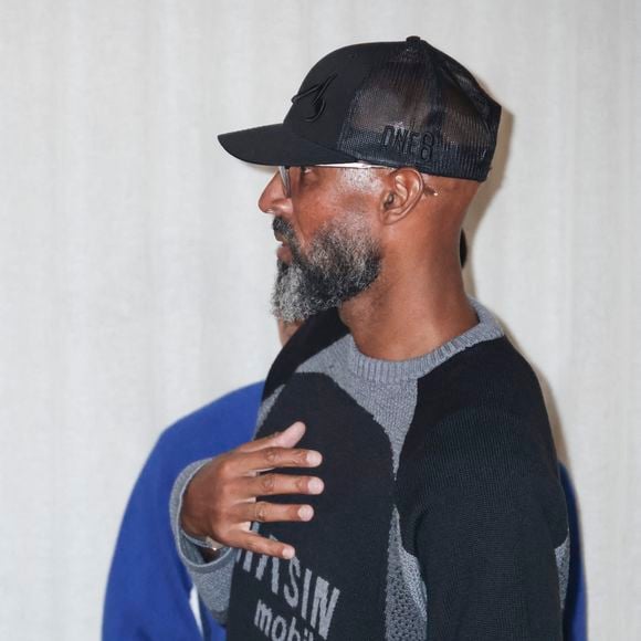 Nicolas Anelka lors de la présentation de la collection de N. Anelka X Miasin à La Galerie Paradis, Paris, France, le 17 novembre 2025. © Jack Tribeca / Bestimage