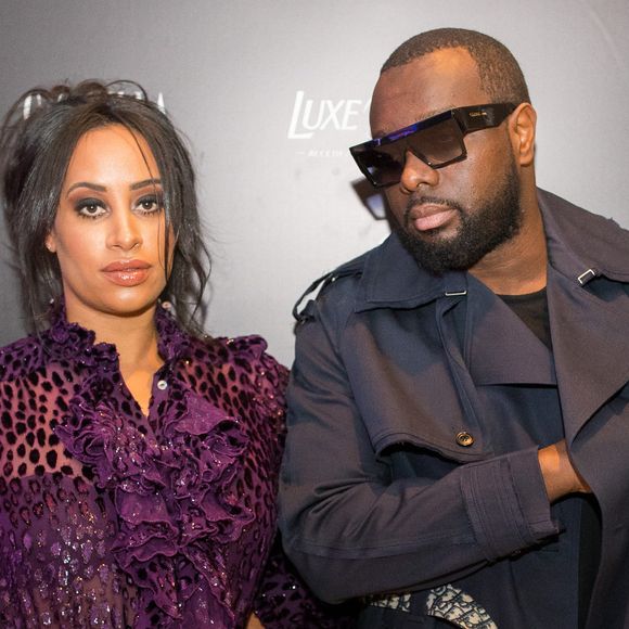 Gims et Demdem Djuna à la 14ème édition du Casa Fashion Show au Sofitel Casablanca Tour Blanche, Maroc, le 20 avril 2019.