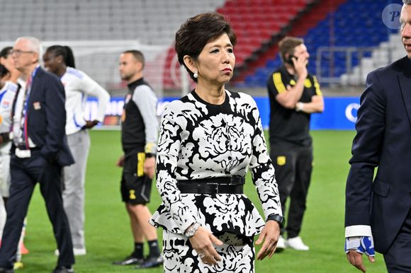 Michele Kang (lyon) - Foot Feminin - L'OL domine le PSG (2-1) pour remporter le 17eme titre de champion de France de son histoire le 17 mai 2024 à Lyon-Décines.
© Frederic Chambert / Panoramic / Bestimage