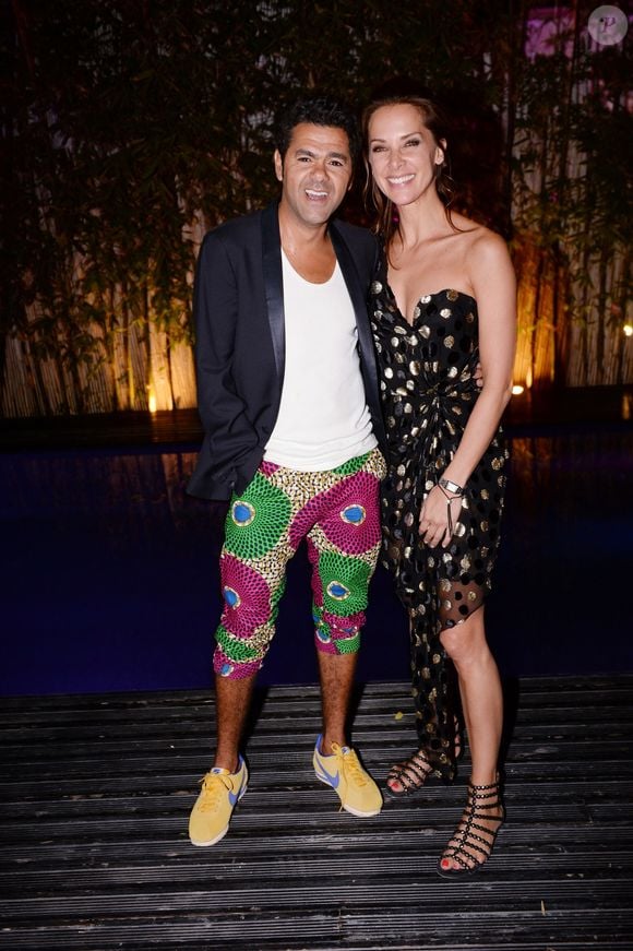 Exclusif - Jamel Debbouze et sa femme Mélissa Theuriau - Festival du rire (Marrakech du rire) à Marrakech au Maroc le 1er juillet 2017. © Rachid Bellak/Bestimage    (no web - No Blog pour suisse et Belgique)