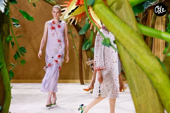 Défilé de mode Chanel Collection Haute Couture Automne/Hiver 2026-2027 lors de la Fashion Week de Paris (PFW) au Grand Palais, à Paris, France, le 7 juillet 2026. © Bestimage