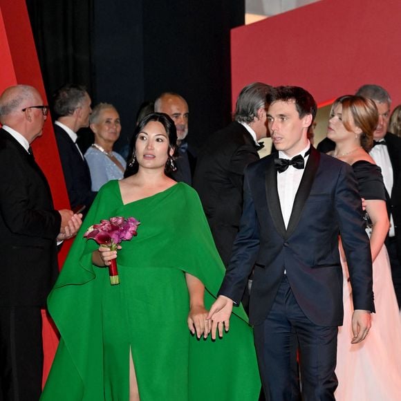 Louis et Marie Ducruet - 76e Bal de la Croix Rouge dans la salle des Etoiles à Monaco le 12 juillet 2025. © Bruno Bebert/Bestimage