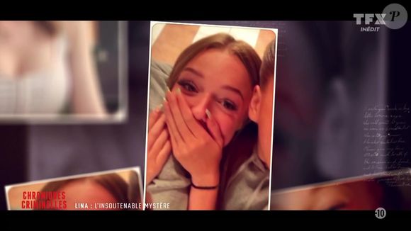 Les expertises médico légales révèlent que Lina a été étranglée dans un sac en tissu

Capture d'écran de "Chroniques criminelles" sur TFX, consacré à la disparition de Lina.