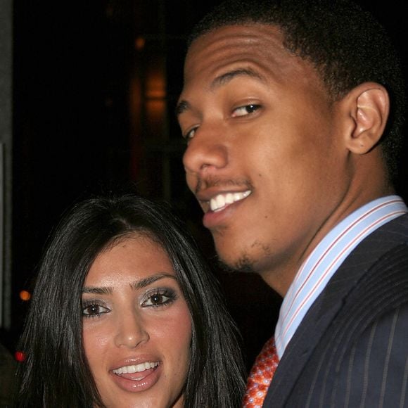 Kim Kardashian et Nick Cannon à la soirée Rock & Republic Host Spring Collection Party qui s'est tenue à la boîte de nuit Area à Los Angeles, le 18 octobre 2006. Josesphine Santos, /PCN/ABACAPRESS.COM