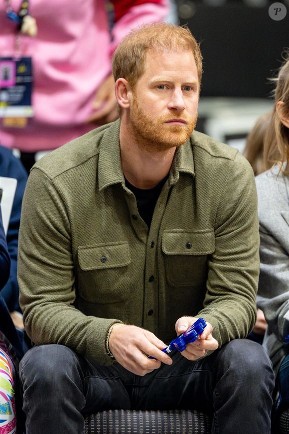 Le prince Harry, duc de Sussex, lors des "Invictus Games Vancouver Whistler 2025" à Vancouver, le 15 février 2025. Backgrid UK/ Bestimage