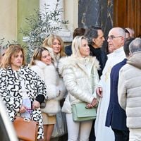 Evelyne Leclercq : Sa fille Céline et ses trois petits-enfants Tom, Benjamin et Ondine présents pour lui dire au revoir