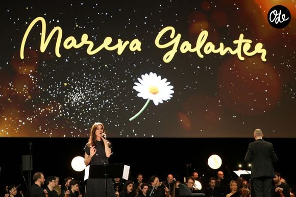Exclusif - Mareva Galanter lors du concert hommage à Brigitte Bardot au palais des Congrès à Paris "Brigitte Bardot autobiographie symphonique" le 2 avril 2026. © Coadic Guirec / Bestimage