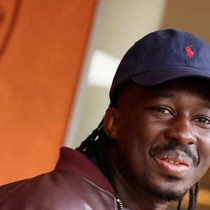 Mory Sacko au village lors des Internationaux de France de Tennis de Roland Garros le 3 juin 2026 © Jacovides / Moreau / Bestimage