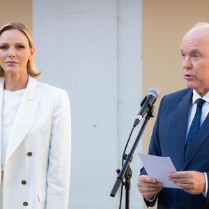 Le prince Albert II de Monaco et la princesse Charlène de Monaco ont accueilli au Palais princier les ambassadeurs et représentants permanents des 46 États membres de l'organisation du Conseil de l'Europe, Monaco le 2 septembre 2026. © Olivier Huitel/Pool Monaco/Bestimage
