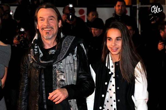 Florent Pagny et sa fille Ael - 15eme edition des NRJ Music Awards au Palais des Festivals a Cannes le 14 decembre 2013.