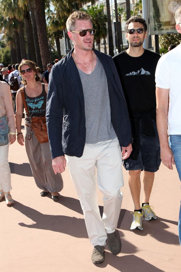 Eric Dane sur la Croisette, à l'occasion du 65e Festival de Cannes, le 23 mai 2012. PIX4U / BESTIMAGE