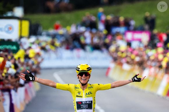 Pauline Ferrand-Prévôt / Visma lors de la 9ème étape du Tour de France féminin 2025 le 3 août 2025 à Châtel, France. Photo par Stephane Pillaud/Icon Sport/ABACAPRESS.COM