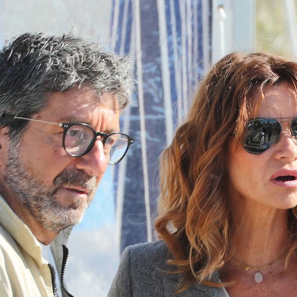 Ingrid Chauvin et son compagnon Philippe Warrin lors de la 26ème Edition du Festival de la Fiction de La Rochelle. Le 14 septembre 2024
© Patrick Bernard / Bestimage