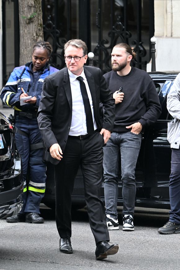 Rodolphe Belmer - Arrivées aux obsèques de Nonce Paolini en l'église Saint-Honoré-d'Eylau, 66 bis, avenue Raymond-Poincaré à Paris, France, le 23 juillet 2024.