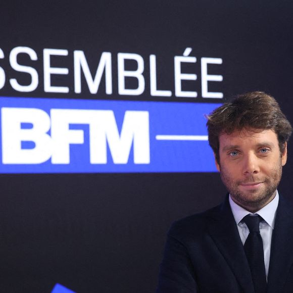 Exclusif - Benjamin Duhamel apparaît pour une interview sur BFM TV à Paris, France, le 10 décembre 2024. Photo by Jerome Dominé/ABACAPRESS.COM