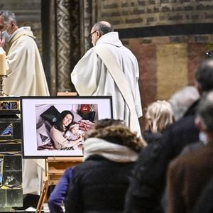 Un rassemblement religieux a lieu à la cathédrale d'Albi, France, le 8 janvier 2022, à l'initiative de la soeur et d'une amie de Delphine Jubillar. © Thierry Breton/Panoramic/Bestimage